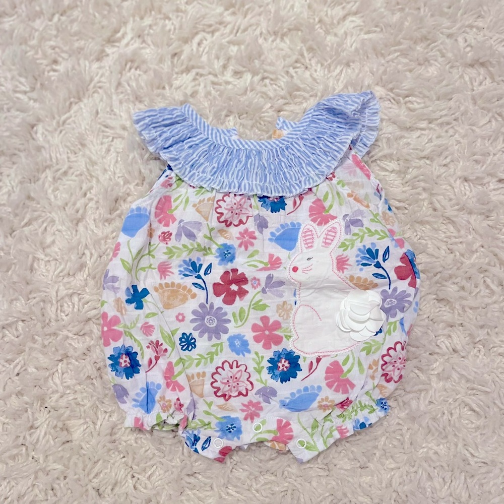 Mudpie Bunny romper